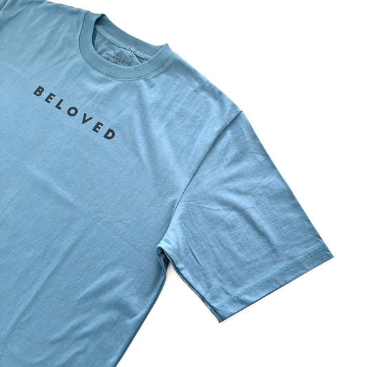 T-Shirt "Simply Beloved" in deep blue